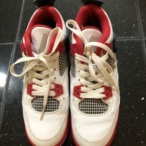 Retro Jordan IV “Fire Red” Flight Sz 5.5 or 7 Women